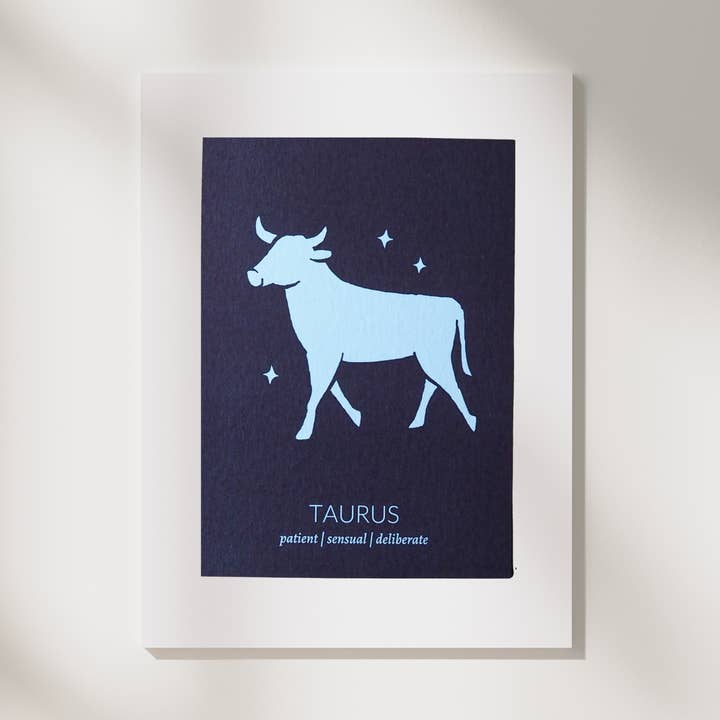 Taurus: dierenriem, astrologie, kunstdruk voor wholesale door Alauna Whelan