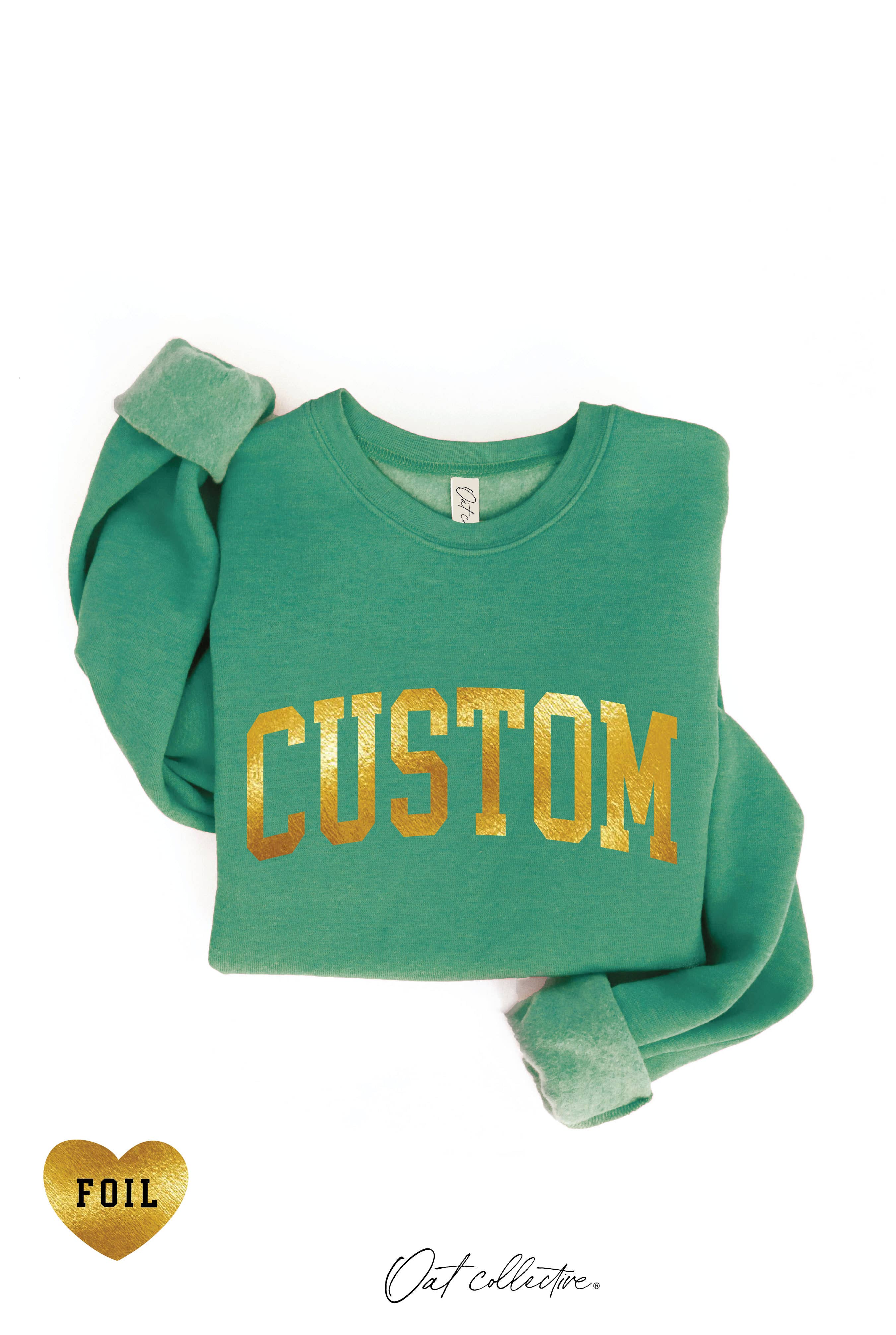 OAT COLLECTIVE - Venta al por mayor Sudadera estampada - Mujer - Sudadera gráfica personalizada con lámina8