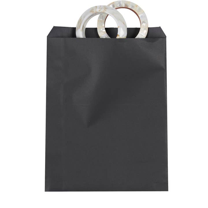 Black Paper Merchandise Bag - Case of 500 for wholesale on Faire1