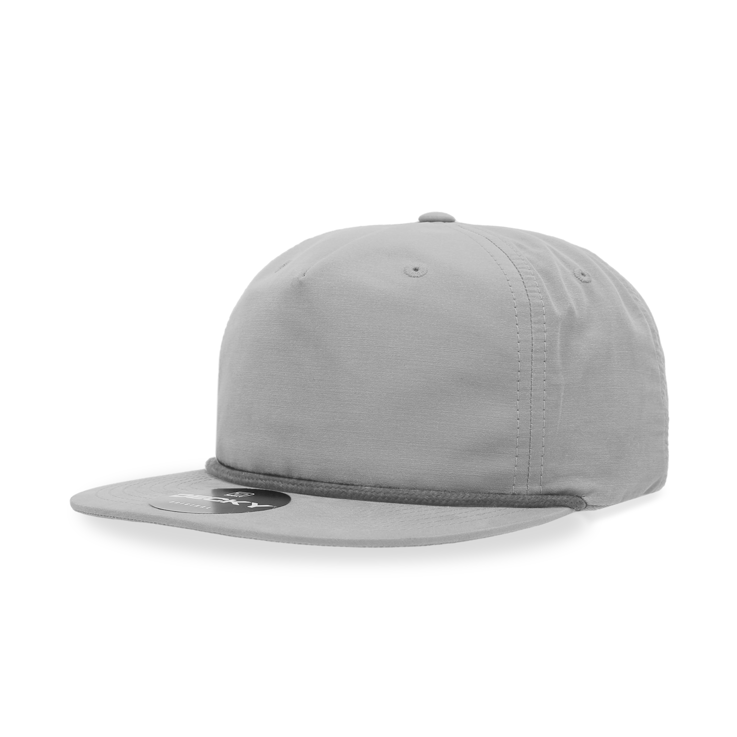 The Park Wholesale - Wholesale Flat Brim Cap - Unisex - Decky 6032 Classic Rope Cap, 5 Panel Flat Bill Hat, Snapback15