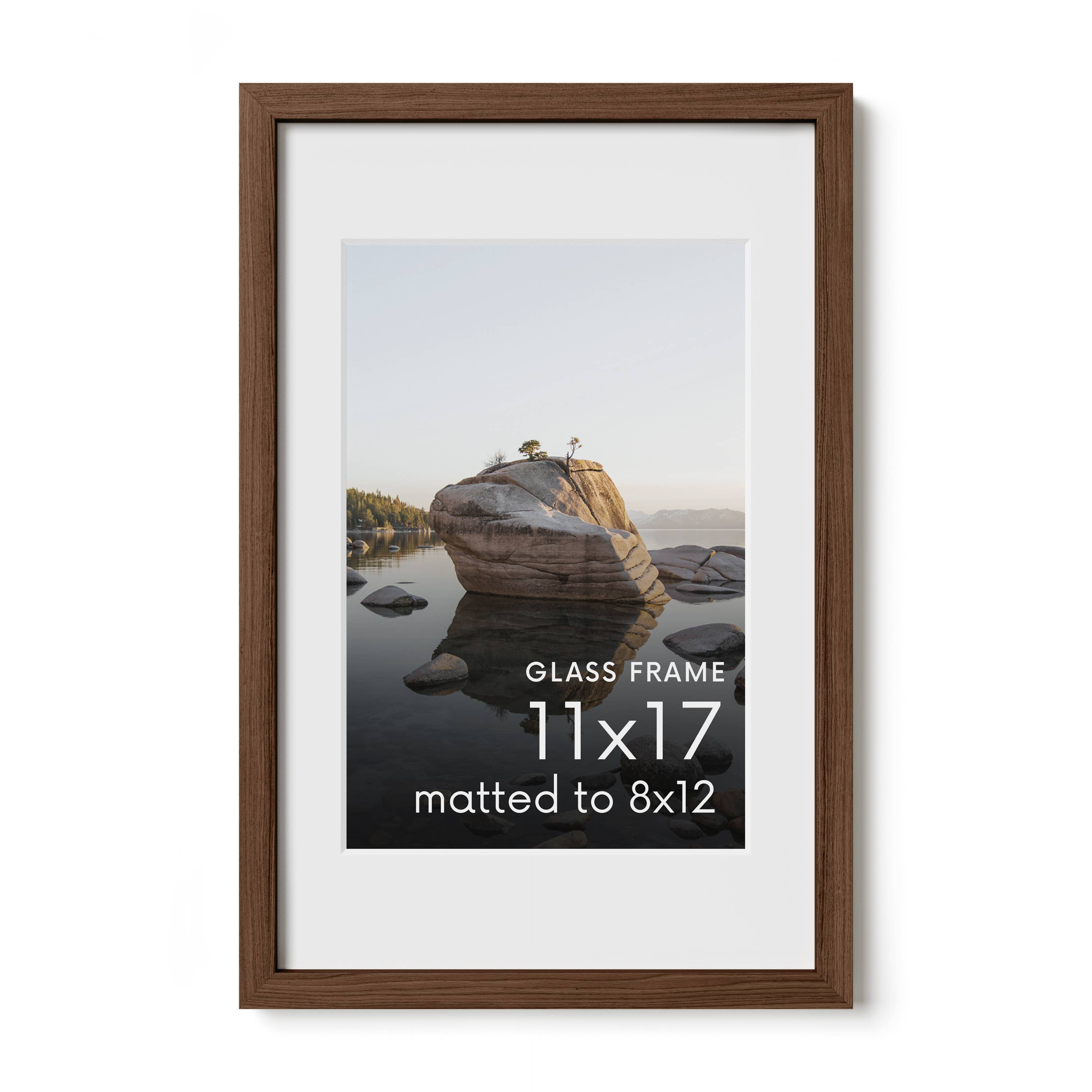 Haus and Hues - Wholesale Picture Frame - Walnut Oak Frame with Glass9