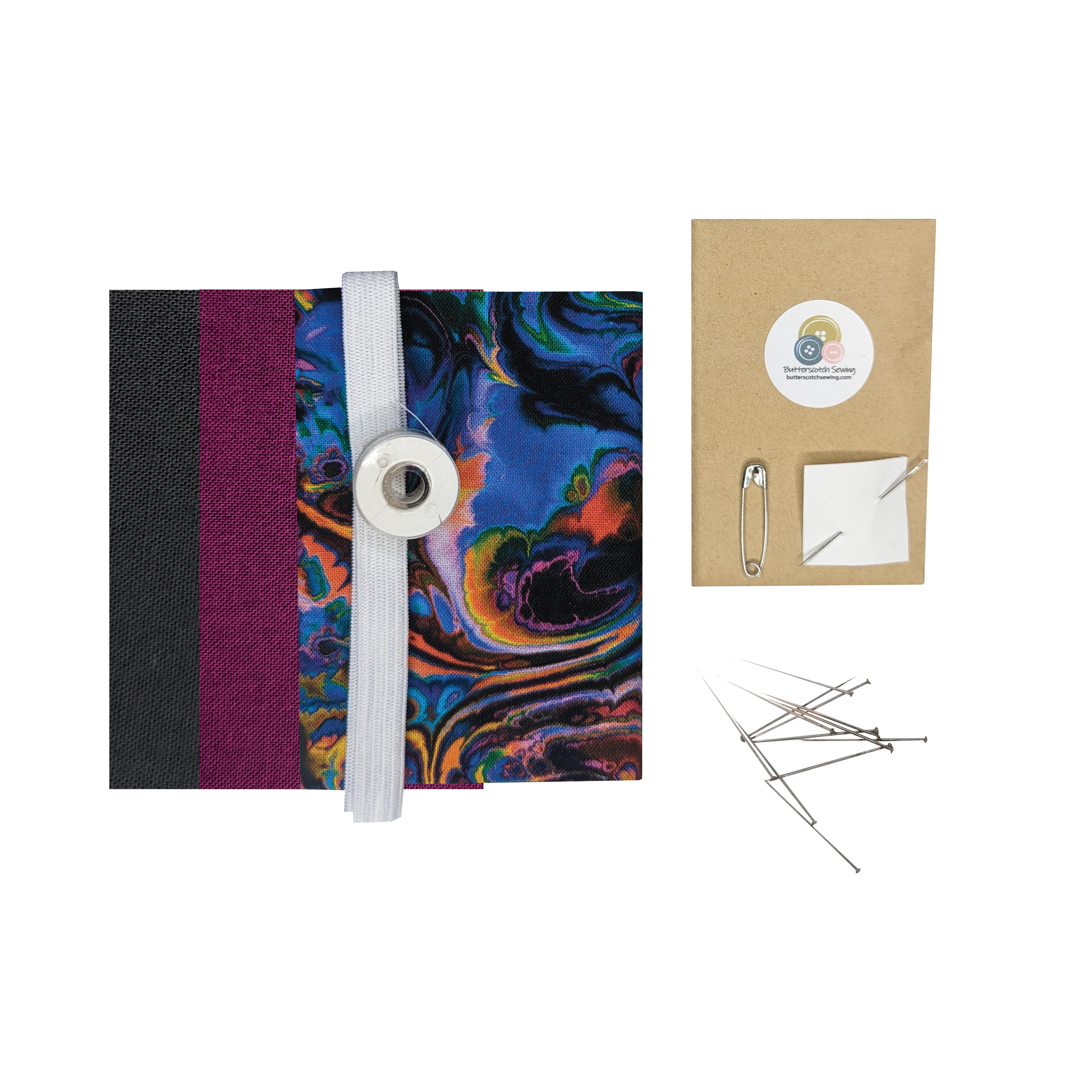 Butterscotch Sewing - Wholesale DIY Craft Kit - DIY Scrunchie Sewing Kit1