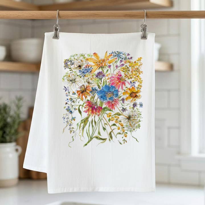 Queen Anne Kitchen Towel for wholesale by Pamela Cassidy Designs