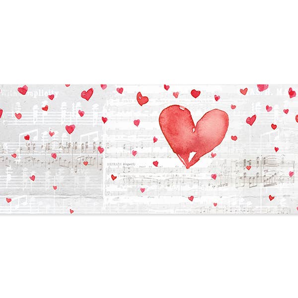 Up With Paper - Wholesale Valentine's Day Card - Romantic Piano Panoramic Pop-Up Card With Sound