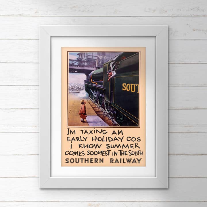 POSTER (Pack of 10): Summer Comes Soonest In The South. ML0082 for wholesale by Memory Lane