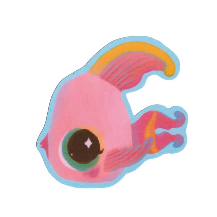 LPS Pink Fish! Sticker 2 for wholesale by RAGS AF