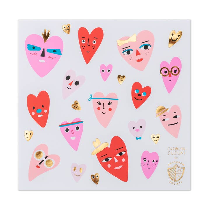 Jollity & Co. + Daydream Society - Wholesale Sticker - Heartbeat Gang Sticker Set - 4 Pk.0