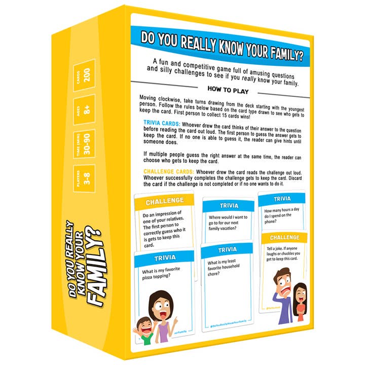 ASM Games - Wholesale Card Game - Do You Really Know Your Family?
