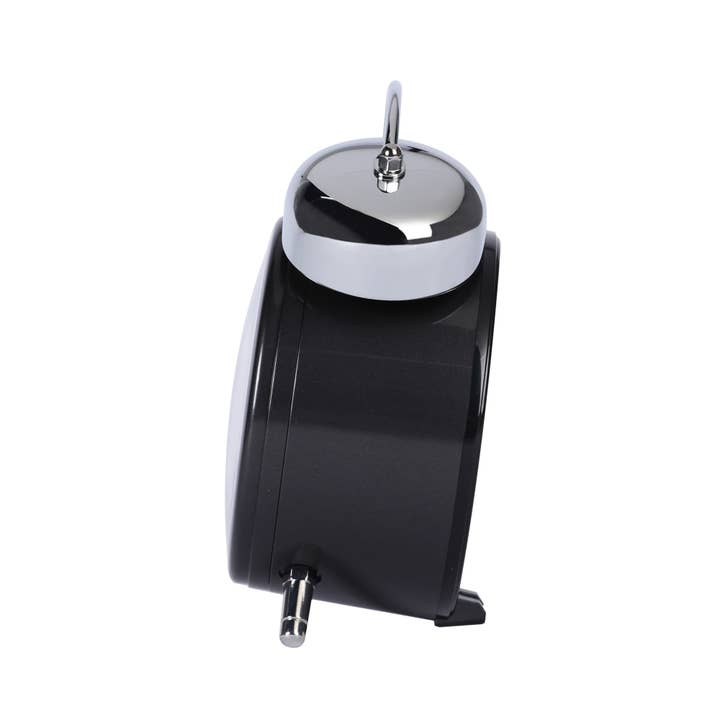 Seiko Clocks USA - Wholesale Alarm Clock - Retro Modern Bell Alarm Clock, Black3