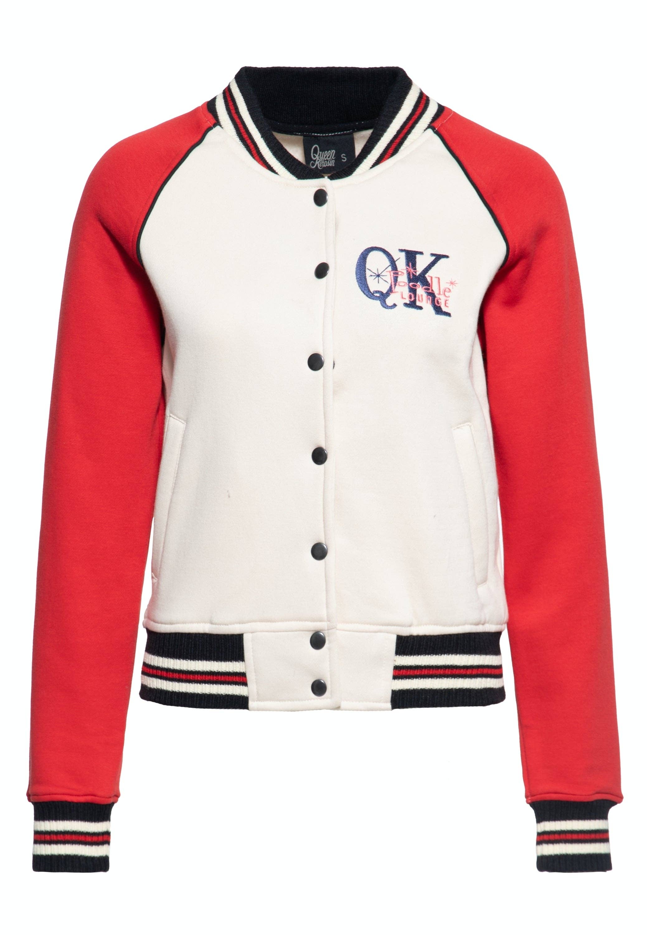 KING KEROSIN - Wholesale Varsity/Baseball Jacket - Women's - College sweat jacket “Poodle Lounge”7