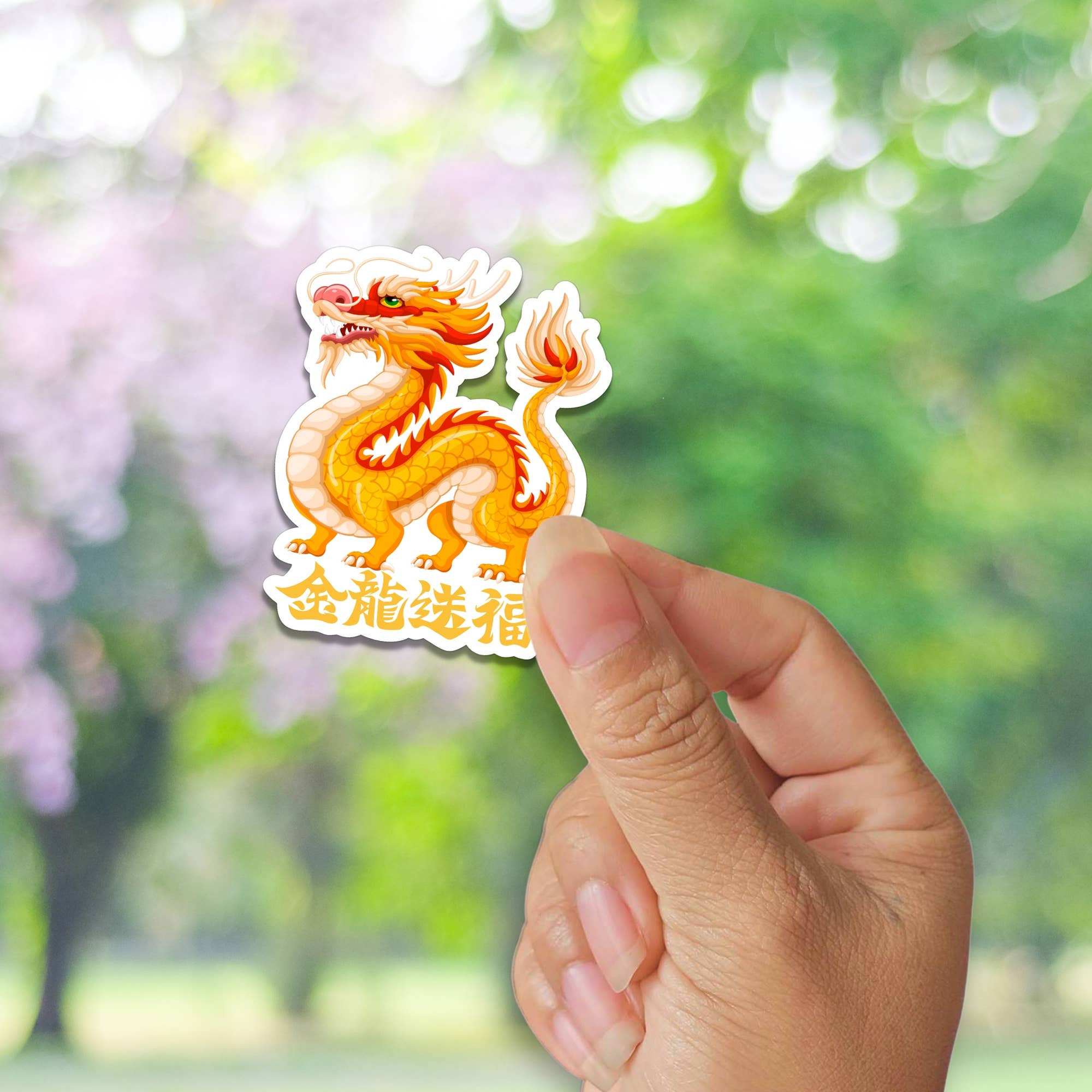 Apsara Labels - Wholesale Sticker - Chinese New Year Sticker, Year Of The Dragon 2024