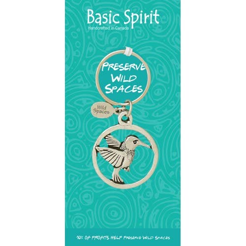 Hummingbird Contribution Keychain for wholesale by Basic Spirit