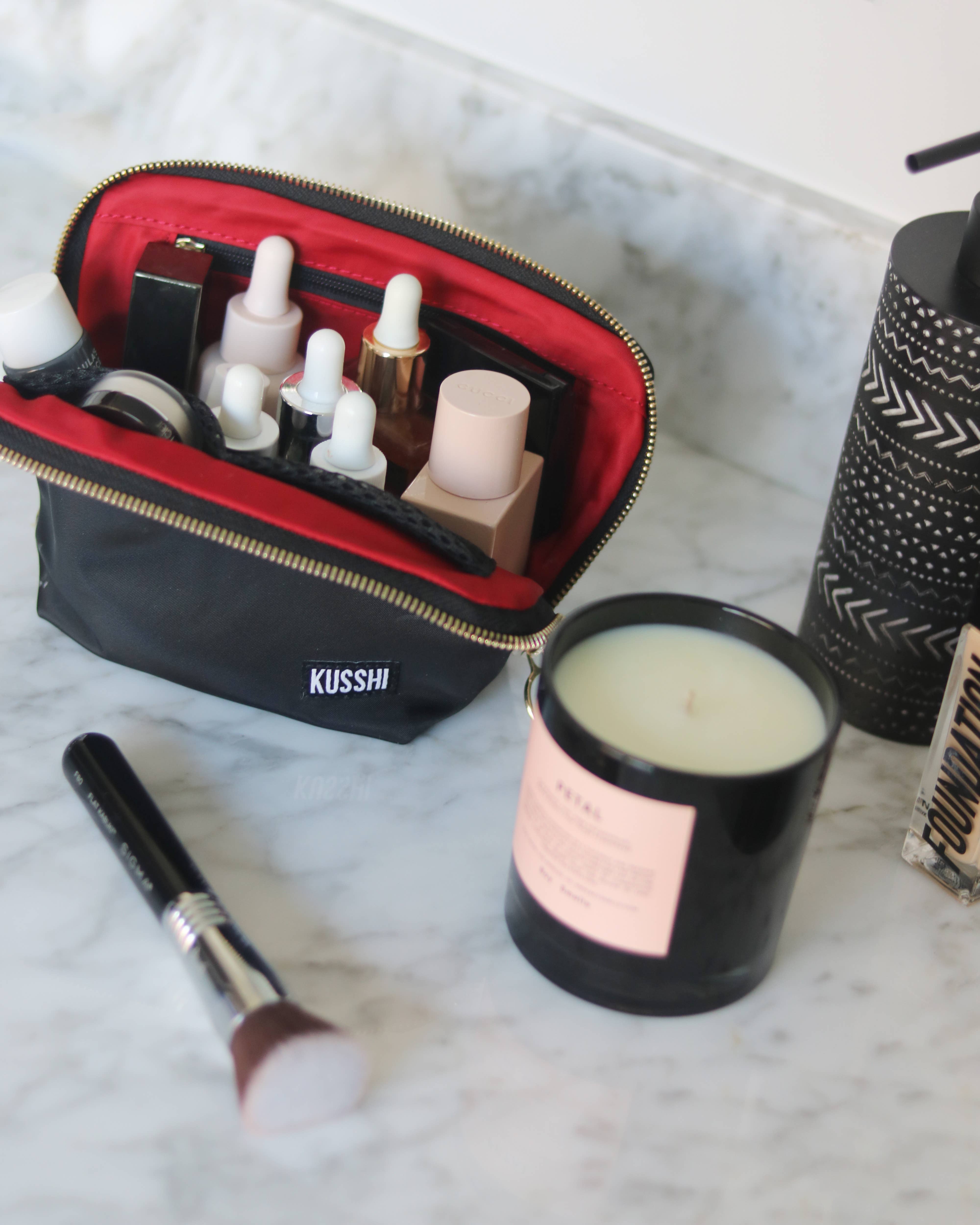 KUSSHI - Wholesale Makeup/Cosmetic Bag - Everyday Makeup Bag - Machine Washable Small Cosmetic Bag, 33