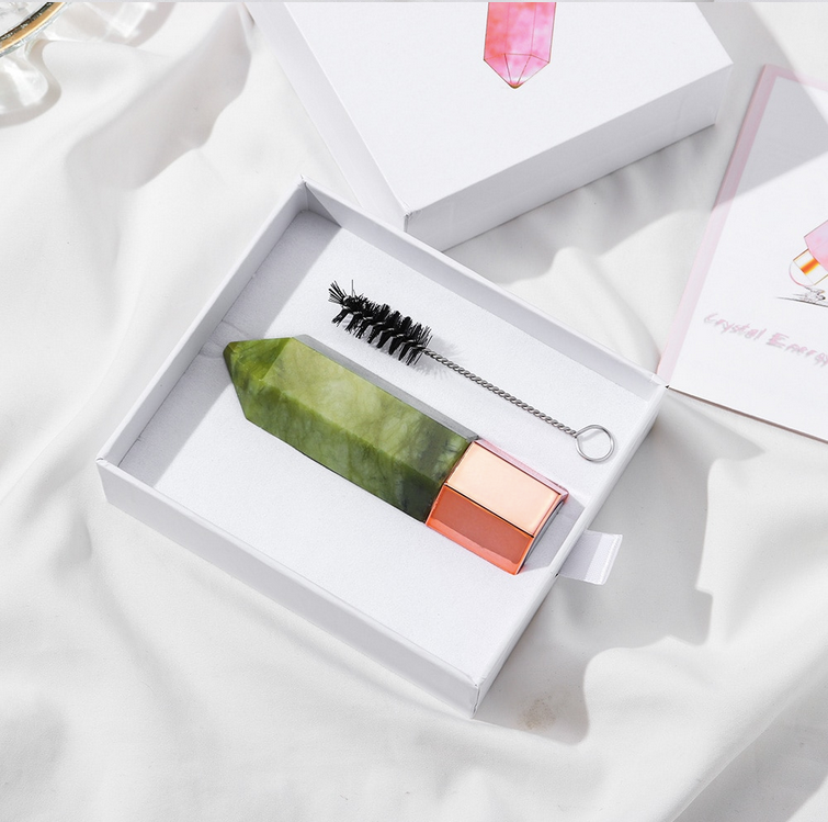 Crystolver (We Cover All Import Fees) – wholesale Hållare för eterisk olja – Ansiktsmassageflaska för eterisk olja i kristallsten7