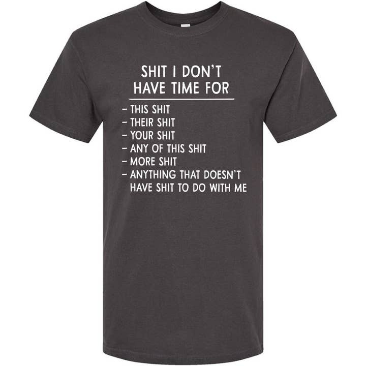 Shit List T-Shirt for wholesale by Jailbird Designs