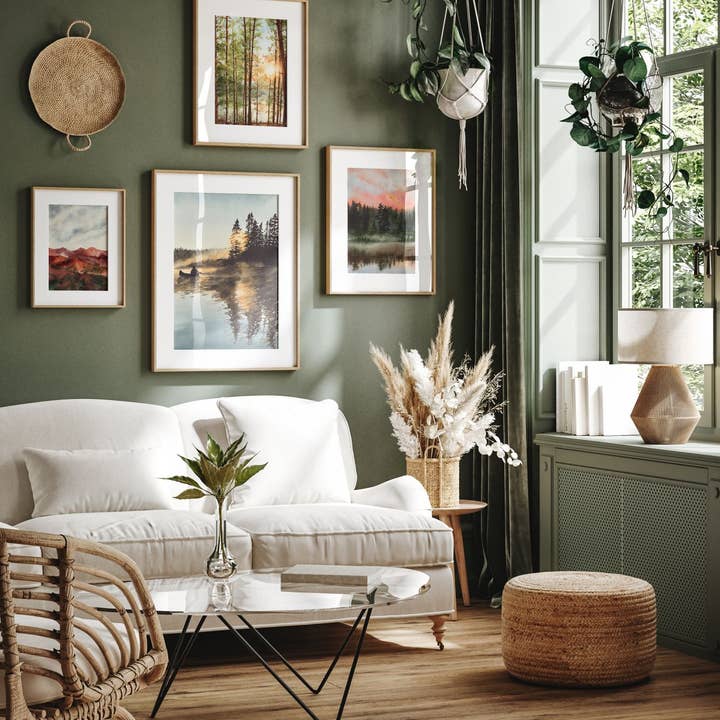 Paperbec Design Co. - Wholesale Art Print - "A Moment on the Lake" Ontario Canoe Watercolor Print3