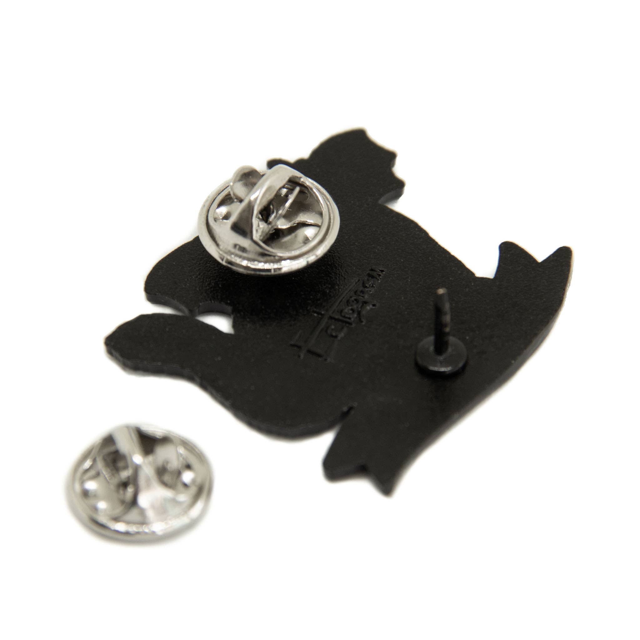 Ectogasm - Wholesale Lapel Pin/Button - "Evil As Heck" Halloween Devil Cat Enamel Pin1