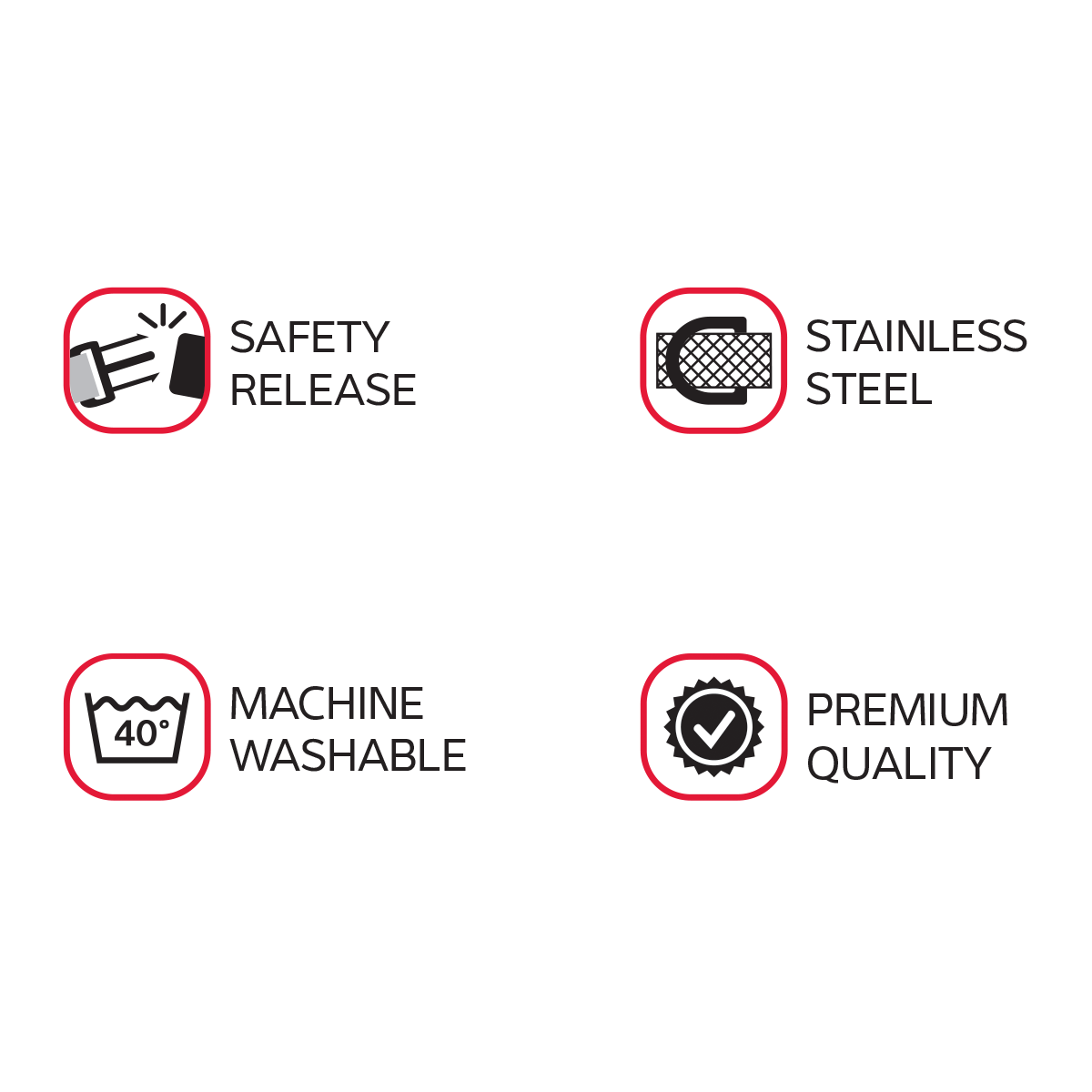 Cat Collar Skull & Roses Red 12mm for wholesale on Faire2