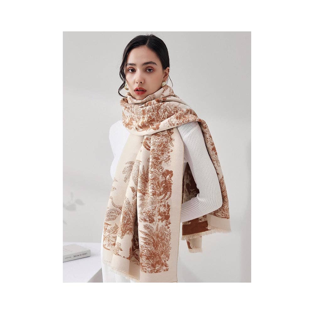 ShieldChic - Wholesale Scarf - Women's - Casual 5 Colors Imitated Cashmere Scarf0