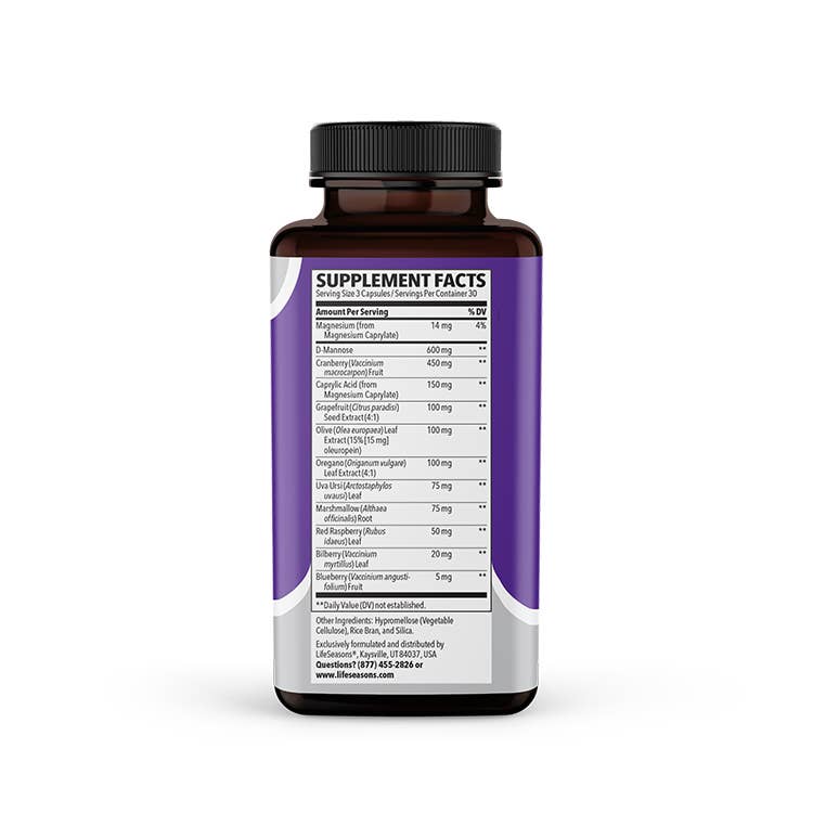 LifeSeasons - Venta al por mayor Suplementos/vitaminas para beber - Urinari-X apoyo para el tracto urinario y levaduras3