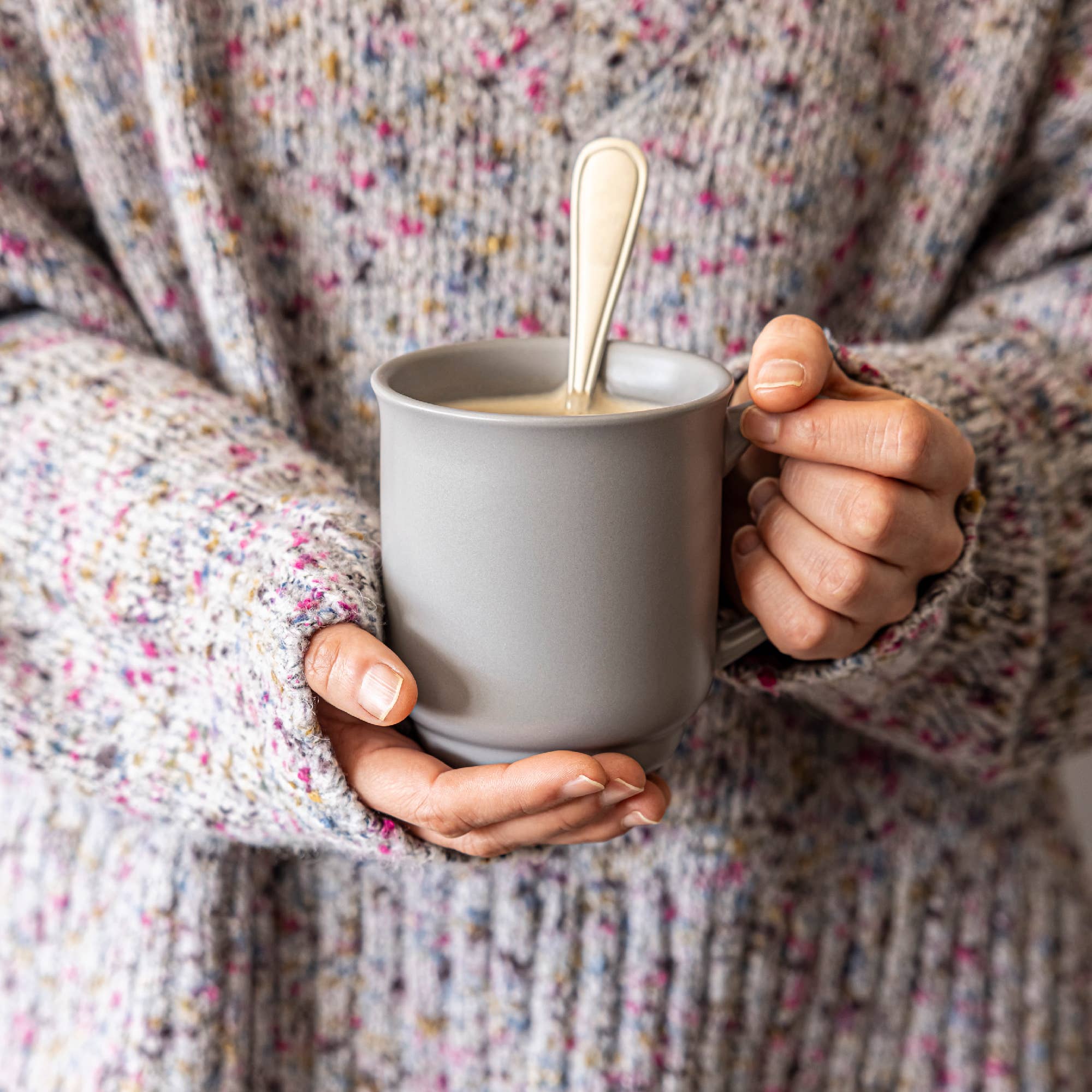 over&back - Wholesale Coffee Mug - Cozy Rimmed Stoneware Mugs – Set of 413