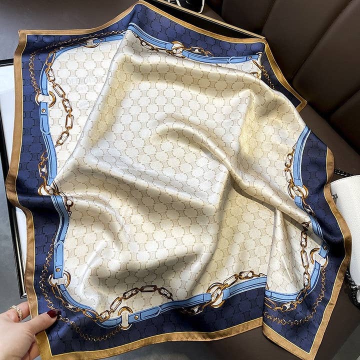 FurDecoration - Wholesale Scarf - Women's - Versatile Printed Silk Square Scarf5