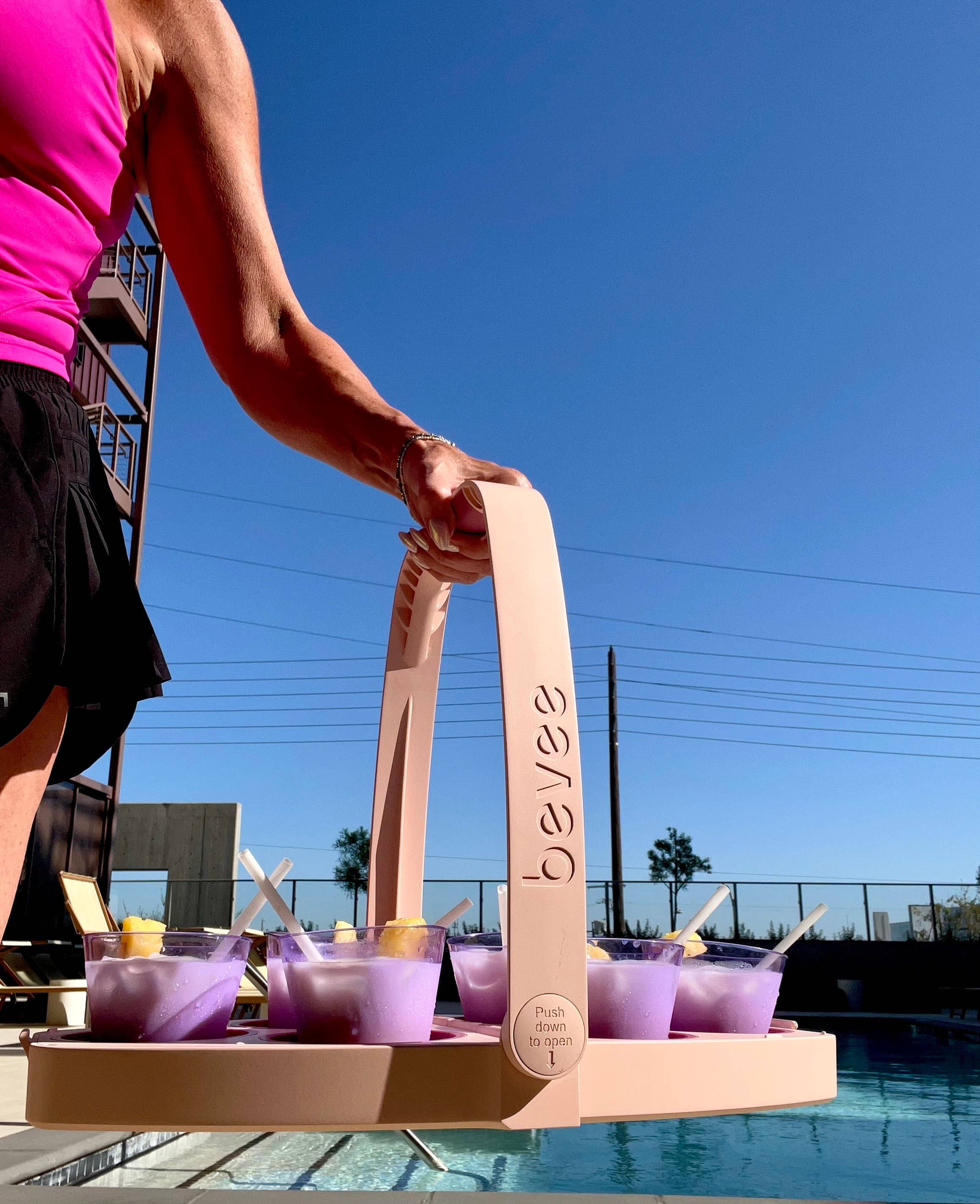 Bevee - Wholesale Serving Tray - 6-Cup Reusable Drink Carrier 10