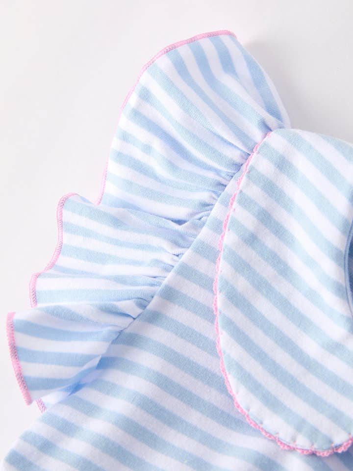 Rylee Faith Designs - Wholesale Dress - Kids - Back To School Girls Plaid Pencil Applique Bow Dress