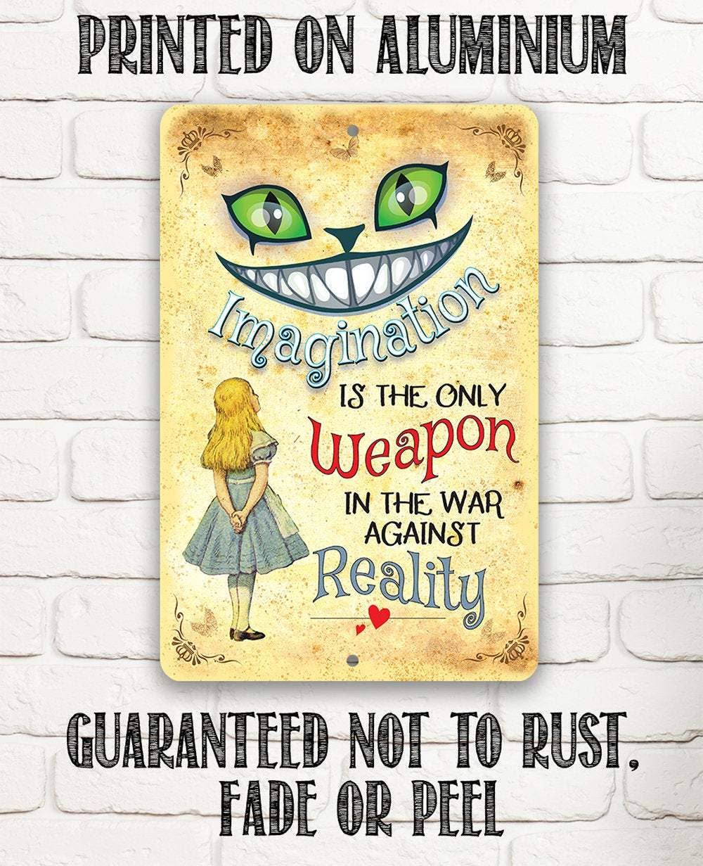 Lone Star Art Metal Signs - Wholesale Sign - Alice in Wonderland - Imagination - Metal Sign7