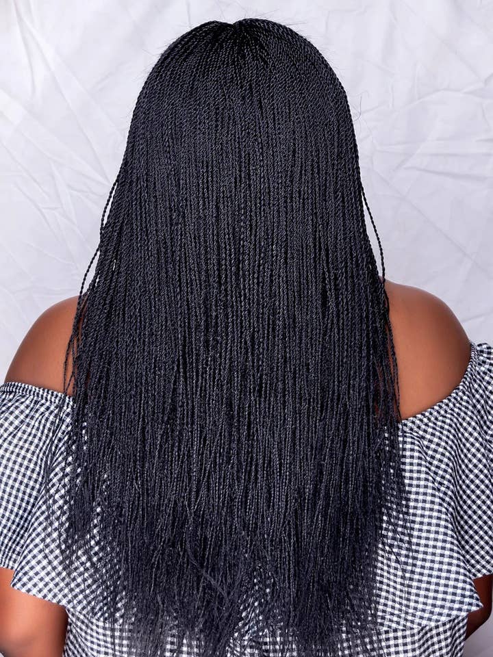 Tressé - Noir #2 pour la vente par Exekutie Braided Wigs