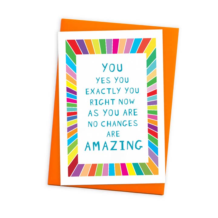You Are Amazing Friendship / Thank You Greeting Card for wholesale by size3art
