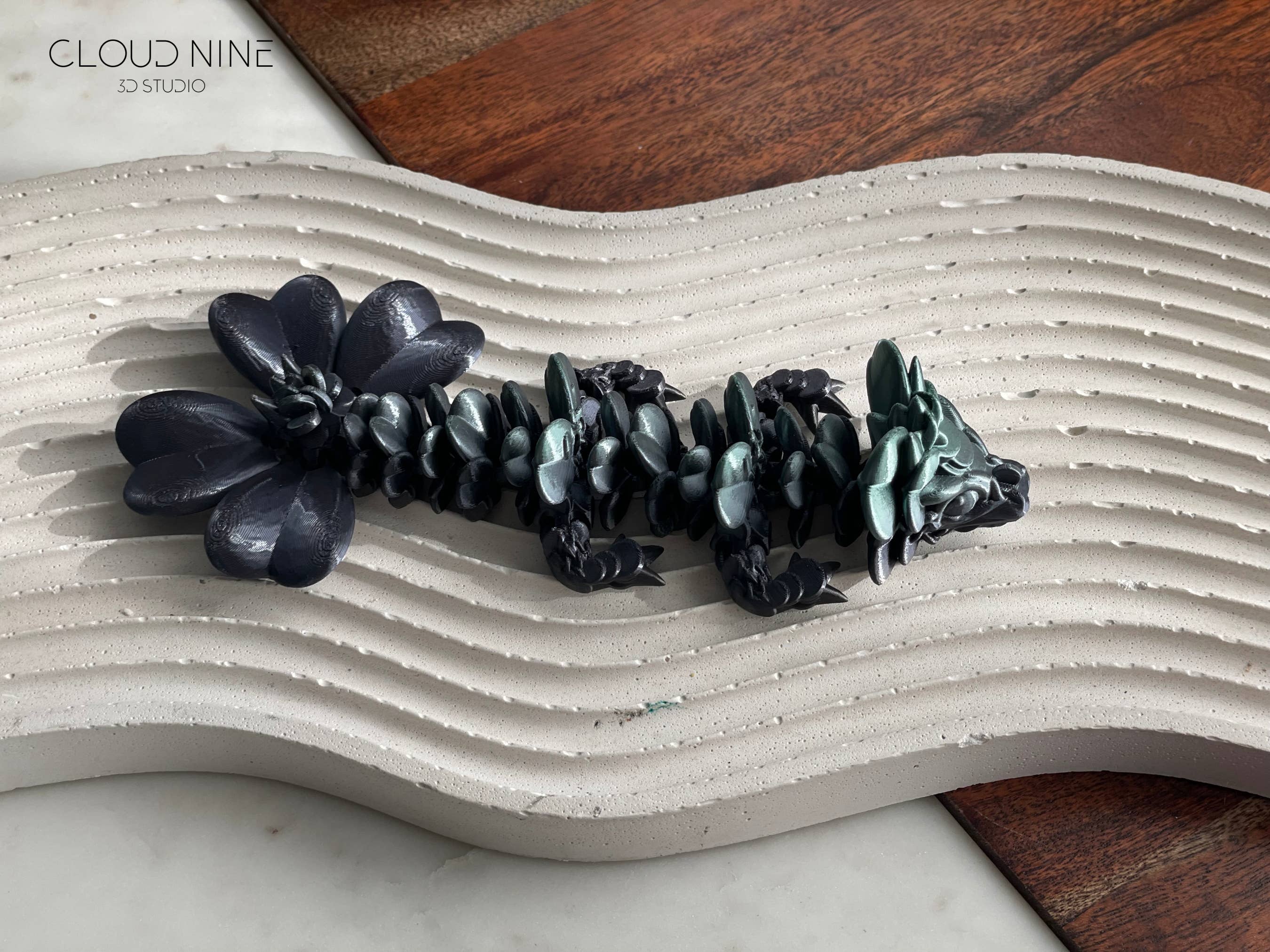 Cloud Nine 3d Studio - Wholesale Figurine Toy - Kids - Mystery Dragon Egg, Baby Clover Dragon, Articulated Dragon4