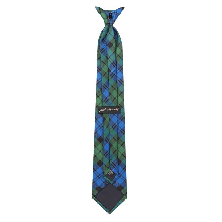 Jacob Alexander – wholesale Necktie – Men’s – Men's Woven Royal Tartans Plaid Tie43