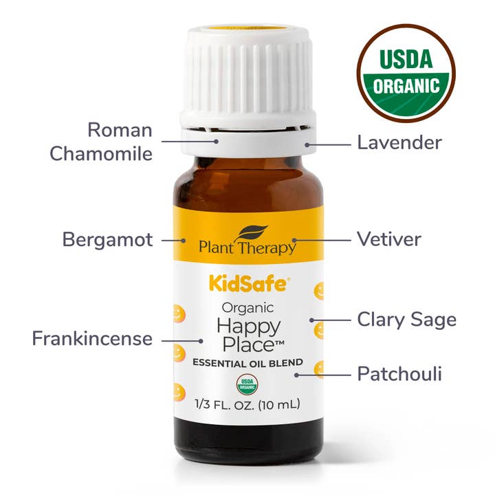 Plant Therapy - Wholesale Essential Oil - Organic Happy Place™ Essential Oil Blend 10 ml3