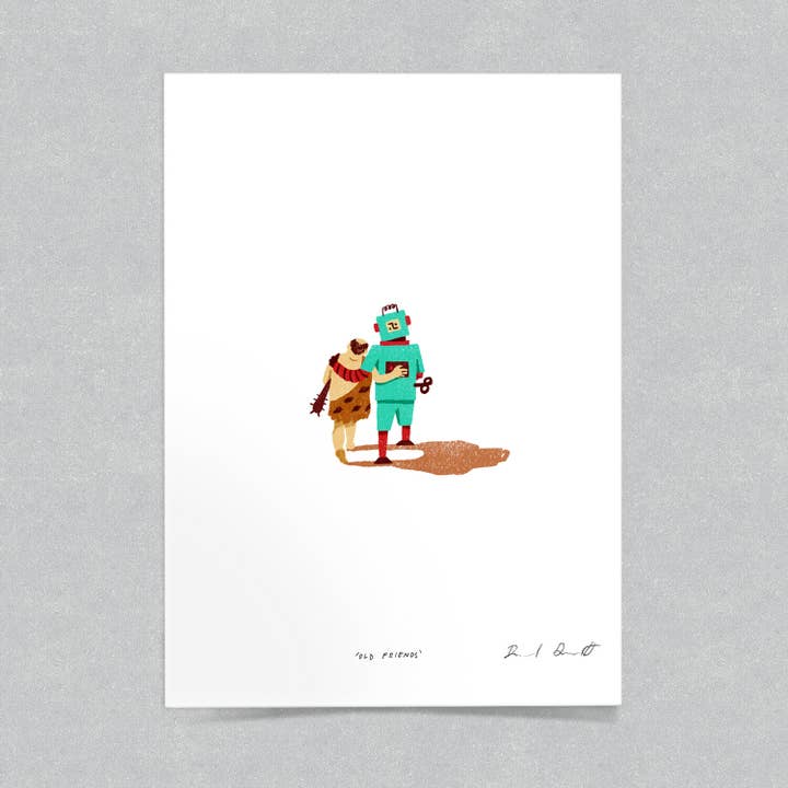 Old Friends for wholesale by Haskett Prints