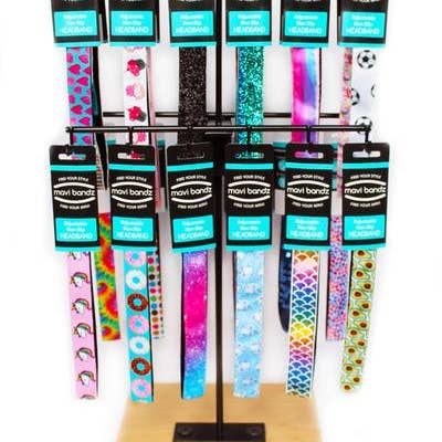 Mavi Bandz - Wholesale Fashion Headband - Kids - Kids Focused (48) Pre-Pack Adjustable Non-Slip Headbands