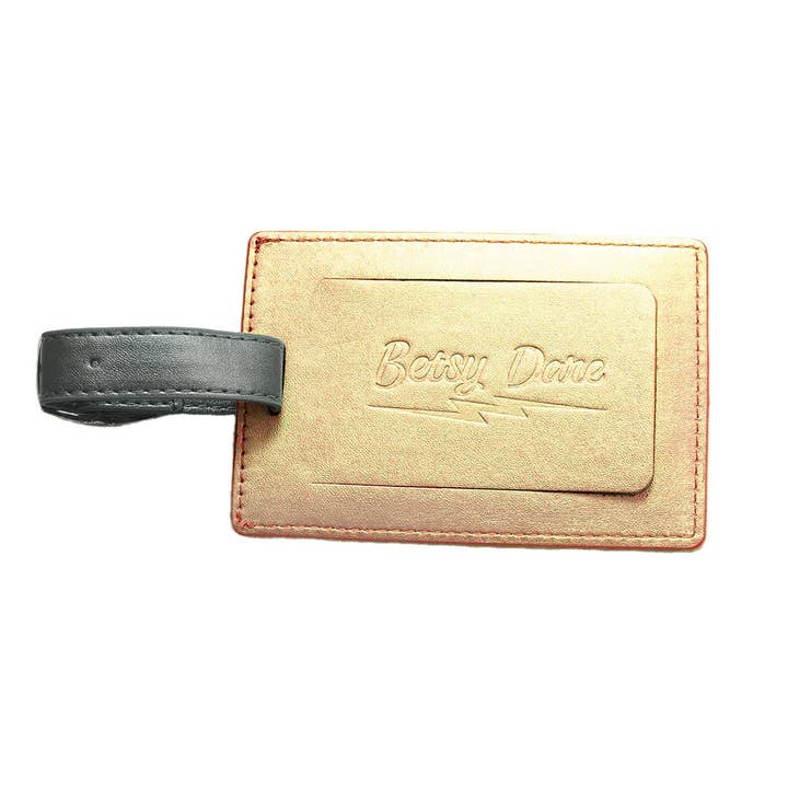 Betsy Dare - Wholesale Luggage Tag - Lightning Bolt Luggage Tag in Opening Night2