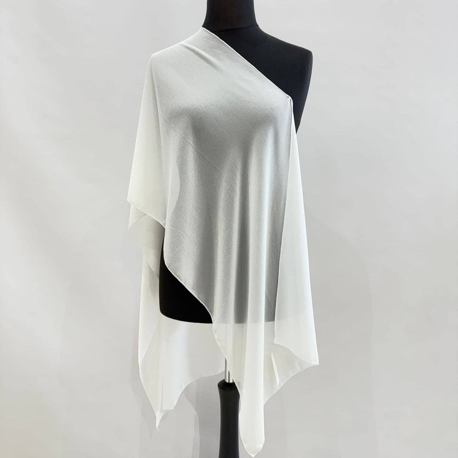 Invitadissimas - Wholesale Dress - Women's - Basic chiffon shawl 45x100cm5