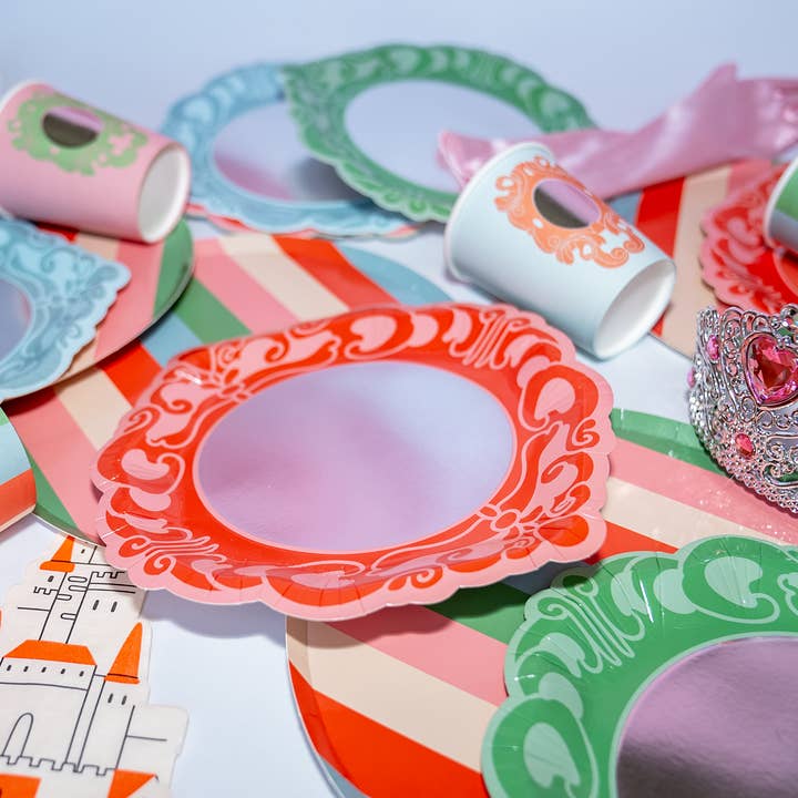 POP Party Supplies, LLC - Wholesale Disposable plate - Mirror Mirror Princess Party Dessert Plates (x 12)5
