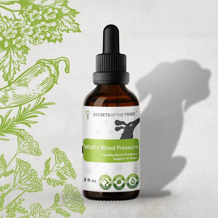 Presión Arterial del Lobo. Apoyo para la Presión Arterial en Perros para venta al por mayor de Secrets Of The Tribe