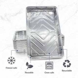 Jara Trading – wholesale Baking dish – Reusable Aluminium Foil Baking Tray Containers - 32cm4