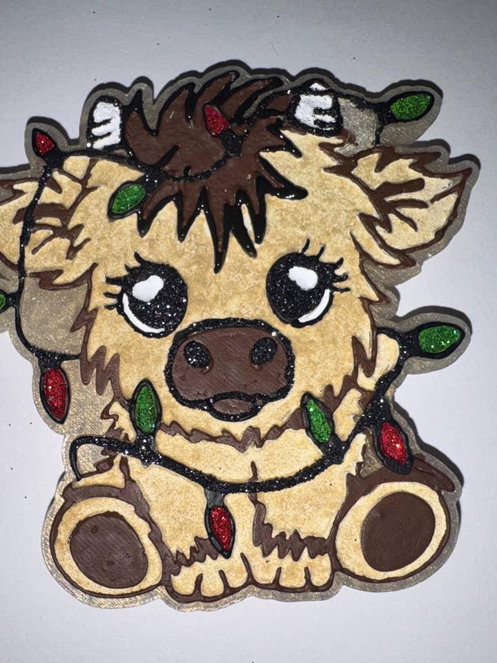 Christmas Cow | Car Freshie for wholesale by Sweet Jean Wholesale