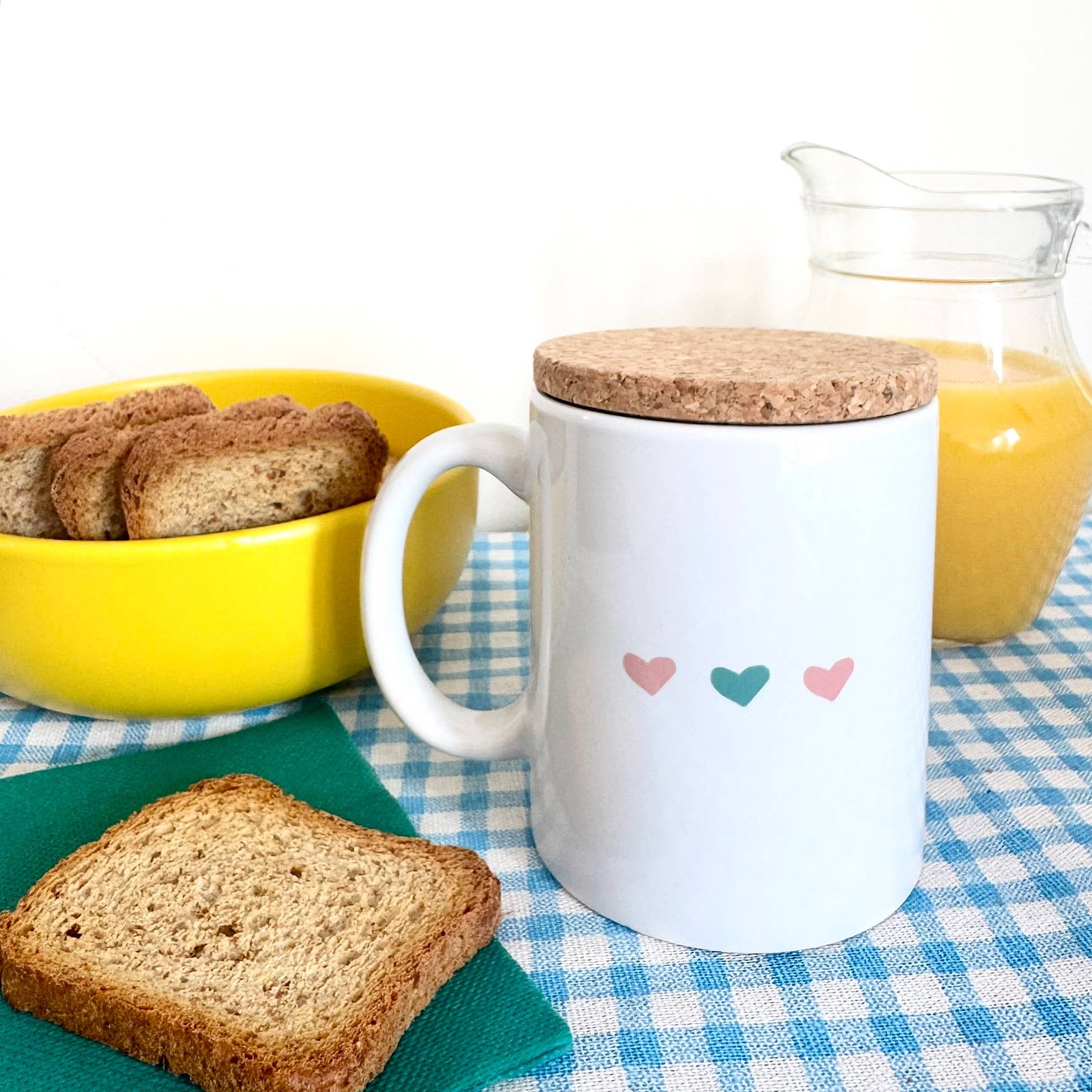 Marcel & Lily - Wholesale Coffee Mug - Pop Mug "Bichette" with its cork lid1