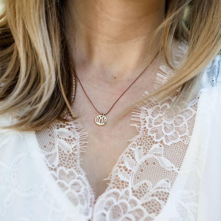 Lucky Feather - Wholesale Pendant/Charm Necklace - New Moon Gold Necklace - KIND/LOTUS3