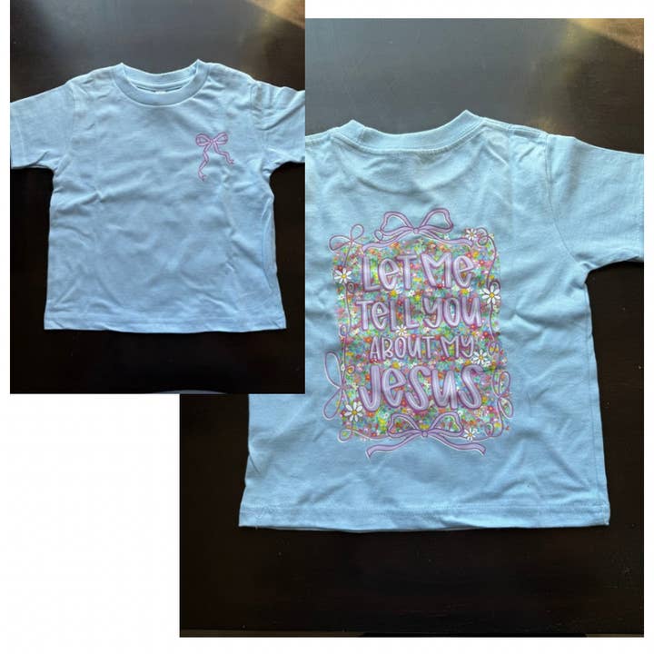 Lascia che ti parli della mia maglietta di Gesù GIOVANI per la vendita all'ingrosso da parte di Poppy & Aster
