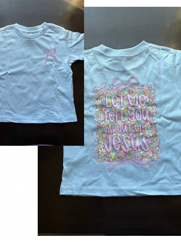 Laat me je vertellen over mijn Jezus T-shirt JEUGD voor wholesale door Poppy & Aster