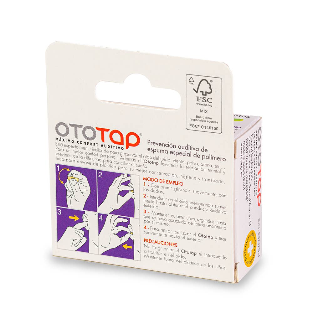 PROPHYL CENTER SA - Wholesale Earplugs - Classic foam earplugs. Brand Ototap.2