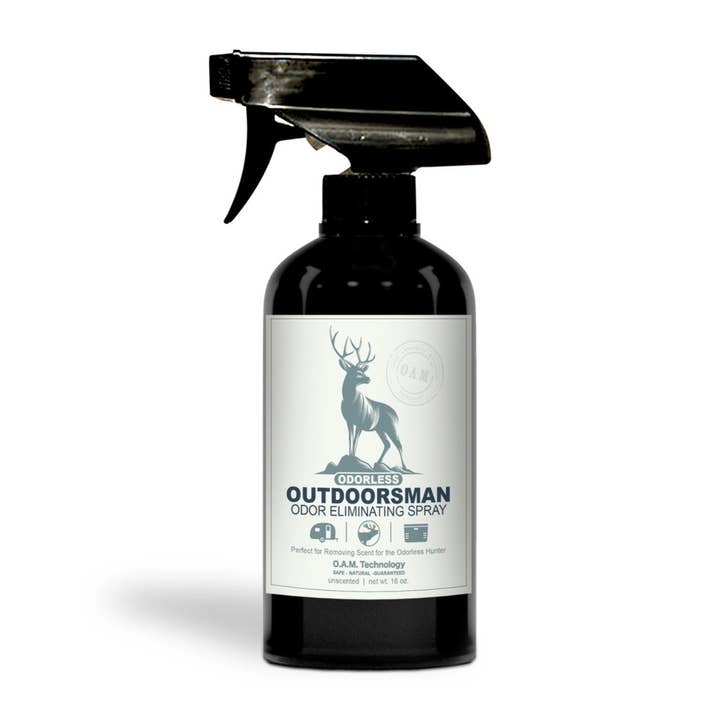 Odorless Outdoorsman Odor Eliminating Spray - Unscented 16oz for wholesale by The Stink Solution