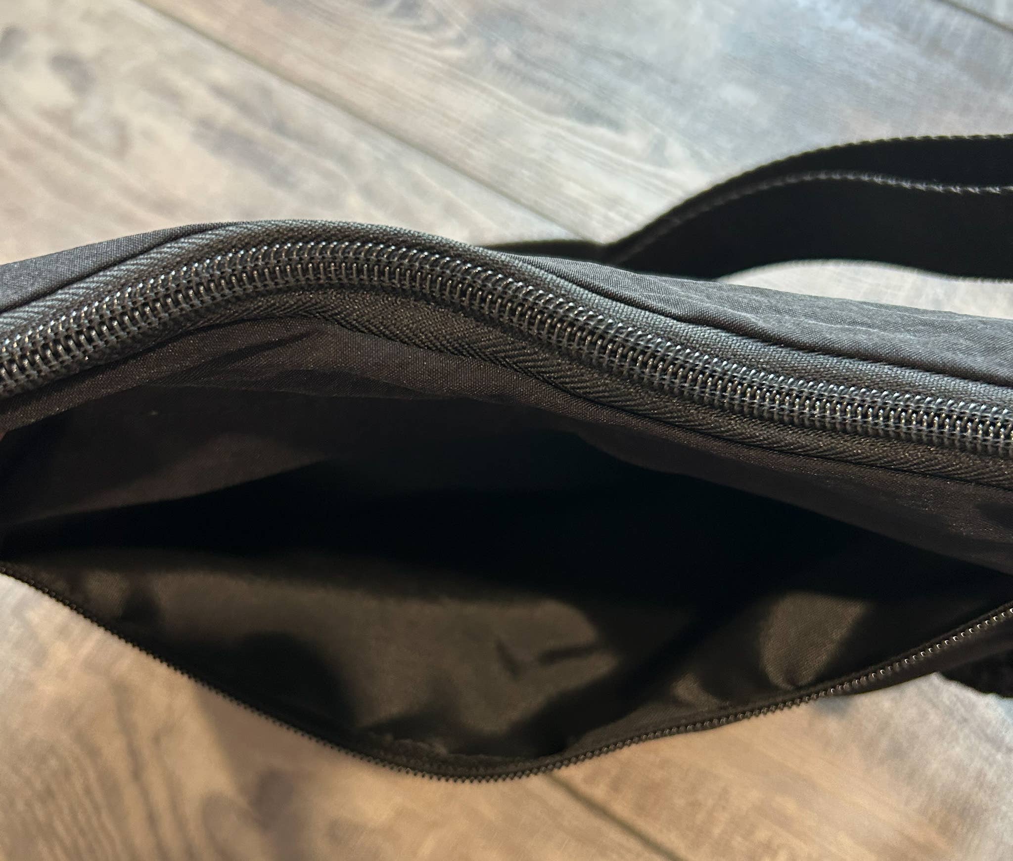 JILLIAN INK LLC - Wholesale Crossbody Bag - Women's - Large Nylon Crescent 3 Zipper Bag 4