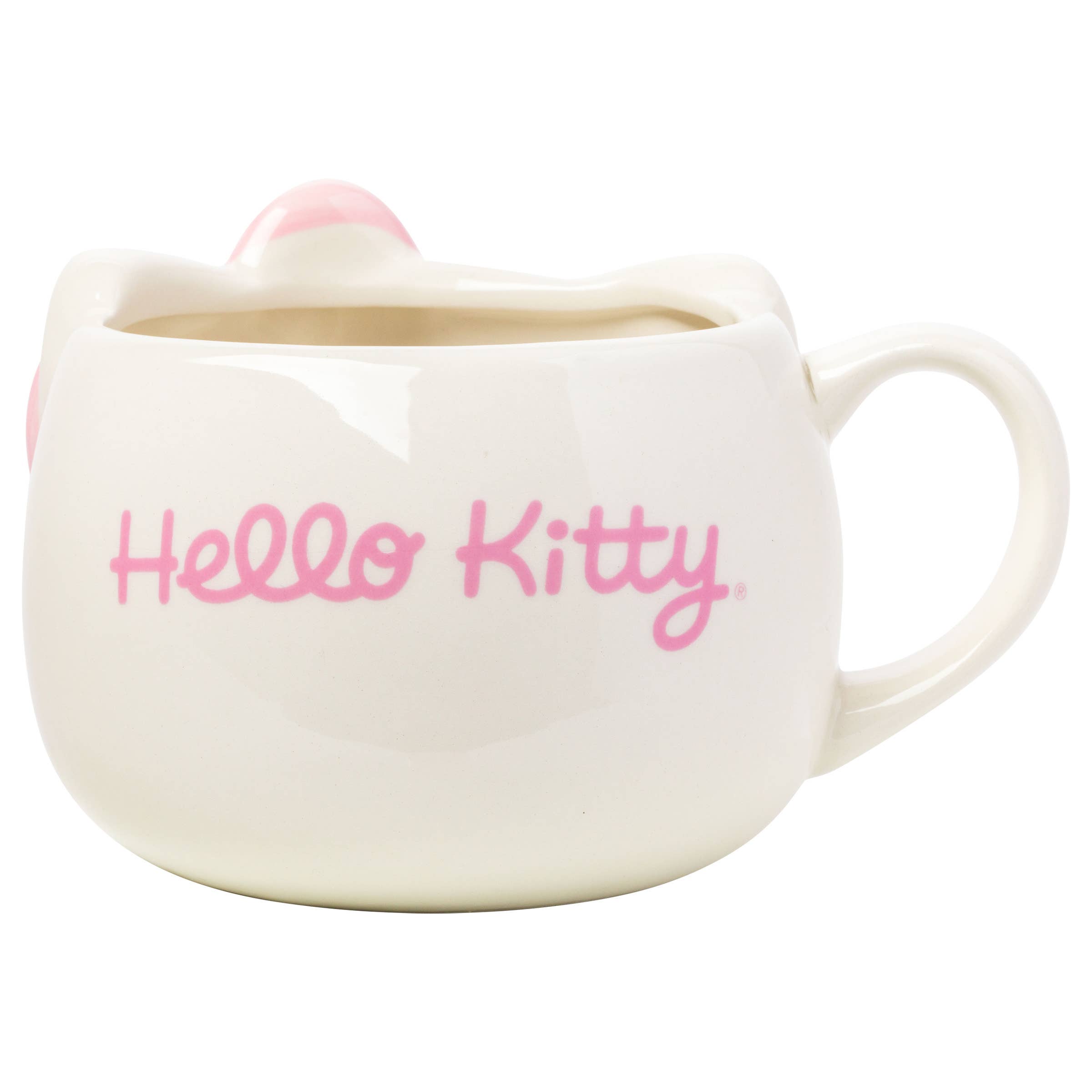 Silver Buffalo - Vente Tasse à café - Mug sculpté Hello Kitty nœud rose 20oz2